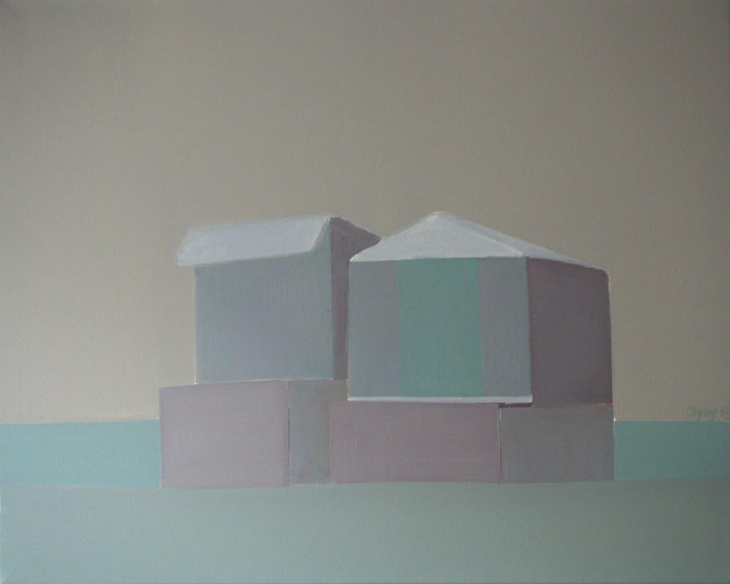 Calais n°12, huile sur toile, 65x81 cm, 2013.